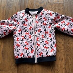 Disney’s Collection Punk Minnie Mouse Bomber Jacket